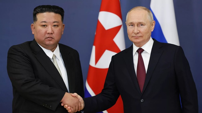 Putin và Kim Jong-un đã có cuộc điện đàm