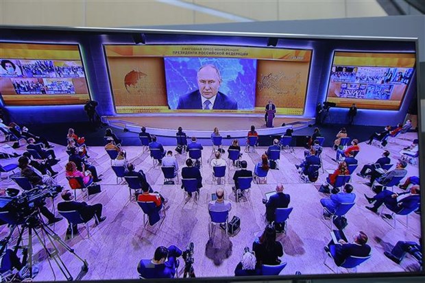 Họp báo thường niên của Tổng thống Putin nhắm vào chống dịch COVID-19