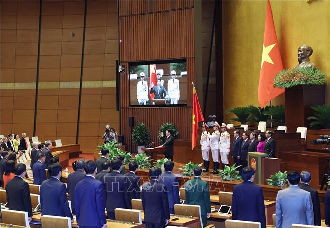 Lễ tuyên thệ của Chủ tịch nước CHXHCN Việt Nam Lương Cường