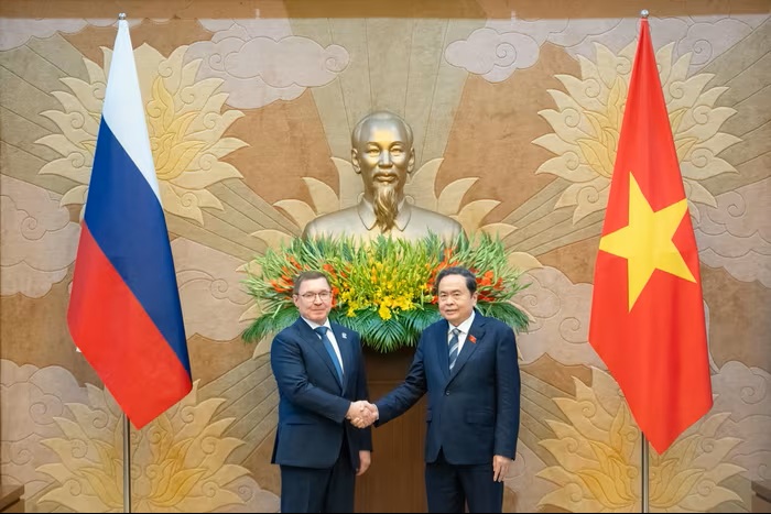 Chủ tịch Quốc hội Trần Thanh Mẫn tiếp Bí thư Đại hội đồng Đảng Chính trị nước Nga thống nhất, Phó Chủ tịch thứ nhất Hội đồng Liên bang Nga