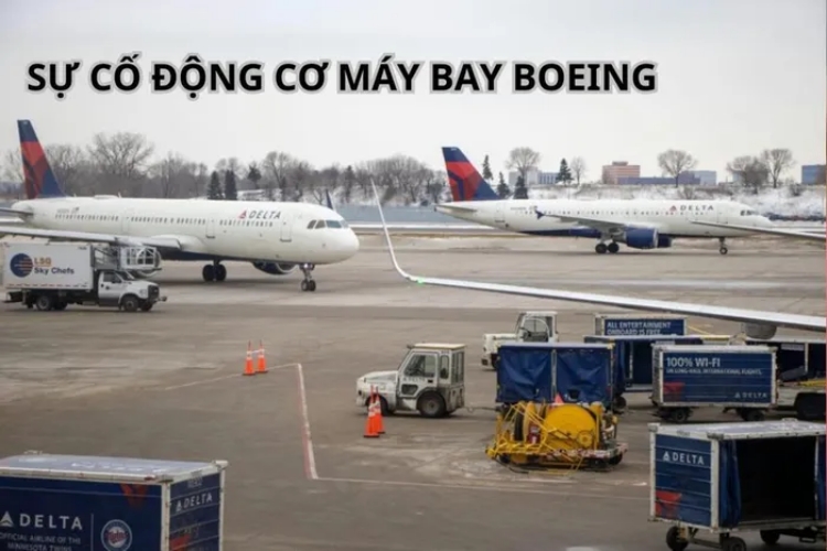 Mỹ: Sự cố động cơ máy bay Boeing khiến 4 hành khách bị thương