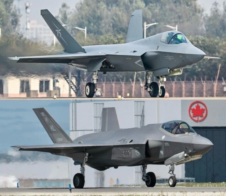 Tiêm kích tàng hình mới của Trung Quốc gây sốt, hình dáng giống hệt F-35 Mỹ