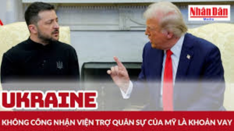 Ukraine không công nhận viện trợ quân sự của Mỹ là khoản vay
