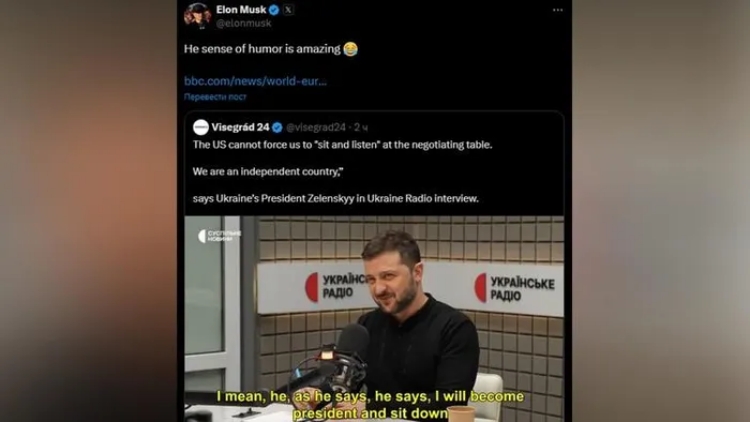 Tỷ phú Elon Musk chế giễu 'khiếu hài hước' của Tổng thống Zelensky