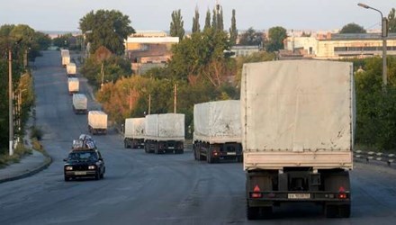 Đoàn xe nhân đạo thứ 39 của Nga tới miền Đông Ukraine