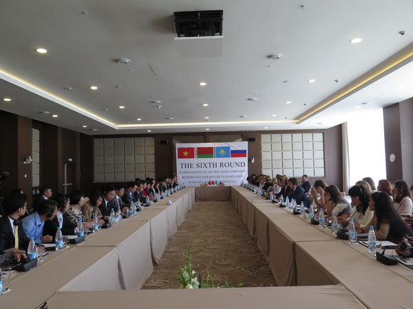 Kết thúc tốt đẹp vòng đàm phán thứ sáu Hiệp định Thương mại Tự do Viêt Nam – Liên minh Hải quan Nga-Beelarus-Kazakhstan
