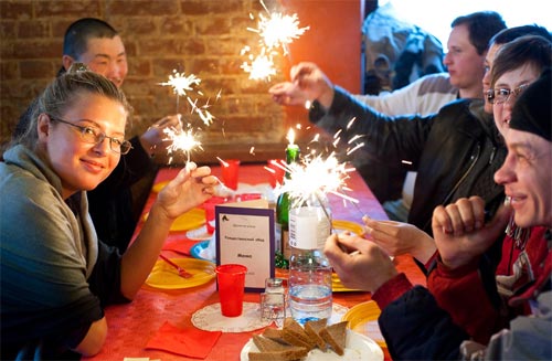 Matxcơva tổ chức bữa trưa Giáng sinh cho người vô gia cư