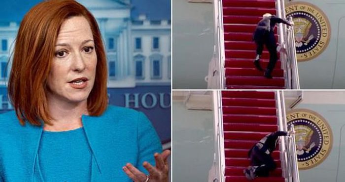 Ông Biden vấp ngã: Nhà Trắng hết đổ lỗi cho gió, giờ lại nói vì cầu thang