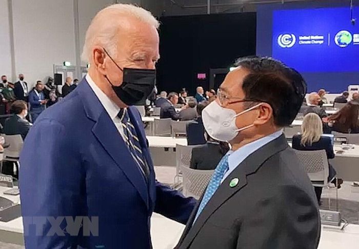 Thủ tướng Phạm Minh Chính gặp Tổng thống Mỹ Joe Biden