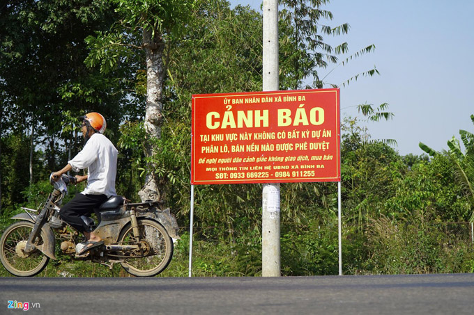 Câu chuyện 'sốt' đất ở Bình Ba