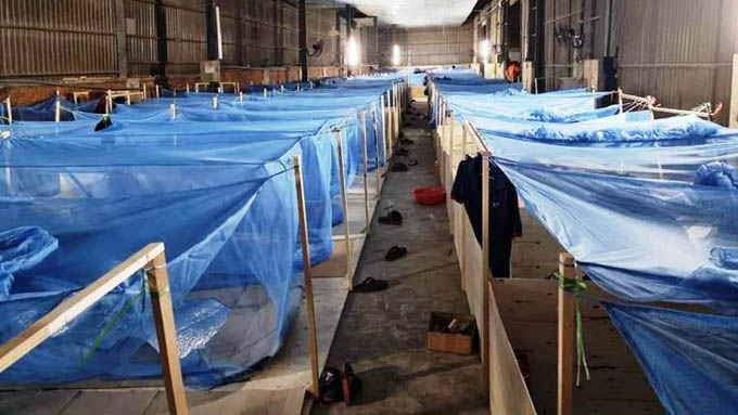 Nhiều doanh nghiệp ''3 tại chỗ'' ở Bình Dương có hàng trăm công nhân mắc Covid-19