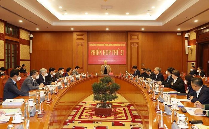 Tổng Bí thư chủ trì họp BCĐTW về phòng, chống tham nhũng, tiêu cực