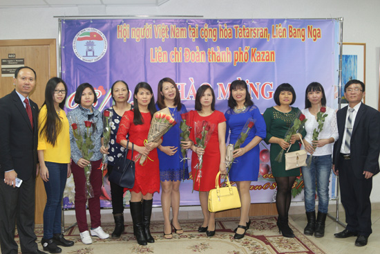 Chương trình chào mừng ngày 08/3 tại thành phố Kazan