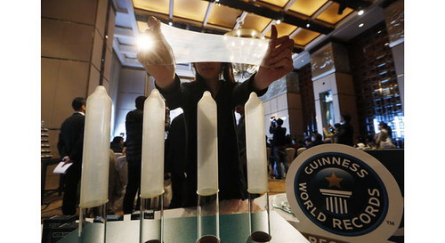 Trung Quốc thắng Nhật Bản trong lĩnh vực ... bao cao su mỏng nhất thế giới