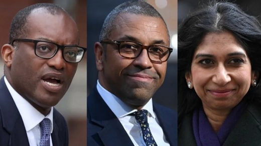 Nước Anh lần đầu có cùng lúc ba Bộ trưởng chủ chốt gốc Phi