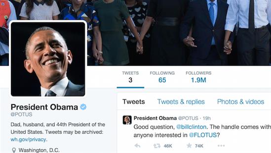 Ông Obama lập kỷ lục thế giới bằng tài khoản mới trên Twitter
