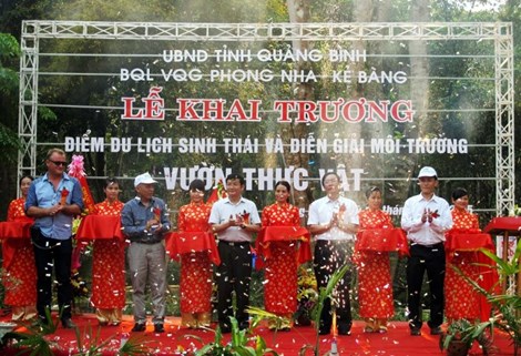 VQG Phong Nha-Kẻ Bàng khai trương điểm du lịch sinh thái rộng 40ha