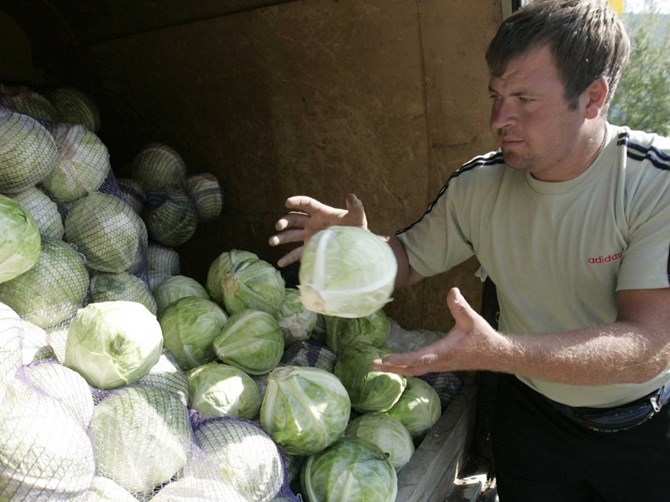 Khi người dân Nga phá hoa, trồng màu