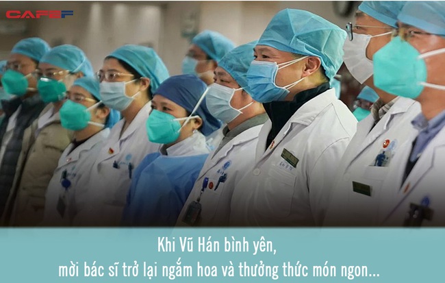 Lá thư xúc động của người dân gửi các y bác sĩ: Khi Vũ Hán bình yên, mời mọi người trở lại ngắm hoa, ăn đặc sản tôm hùm