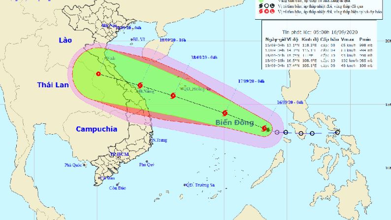Sẵn sàng phương án sơ tán trên 500.000 người dân tránh bão số 5