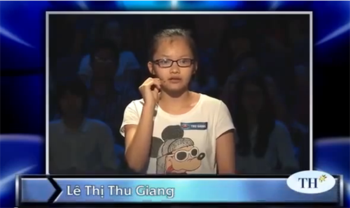 Clip cô bé trả lời thần tốc, lập kỷ lục cuộc thi trí tuệ