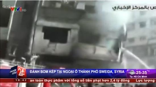 Syria: Đánh bom kép khiến 26 người thiệt mạng