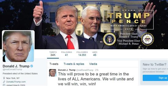 Tổng thống Trump theo dõi ai trên Twitter?