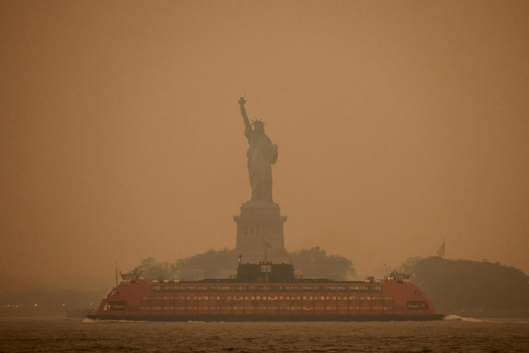 New York bỗng giống như trên sao Hỏa