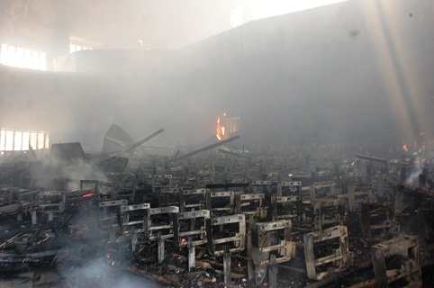 Nguyên nhân cháy Nhà văn hoá trung tâm tỉnh Quảng Bình