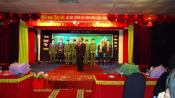 Công nhân Việt ở xí nghiệp may Liva đón Tết Việt