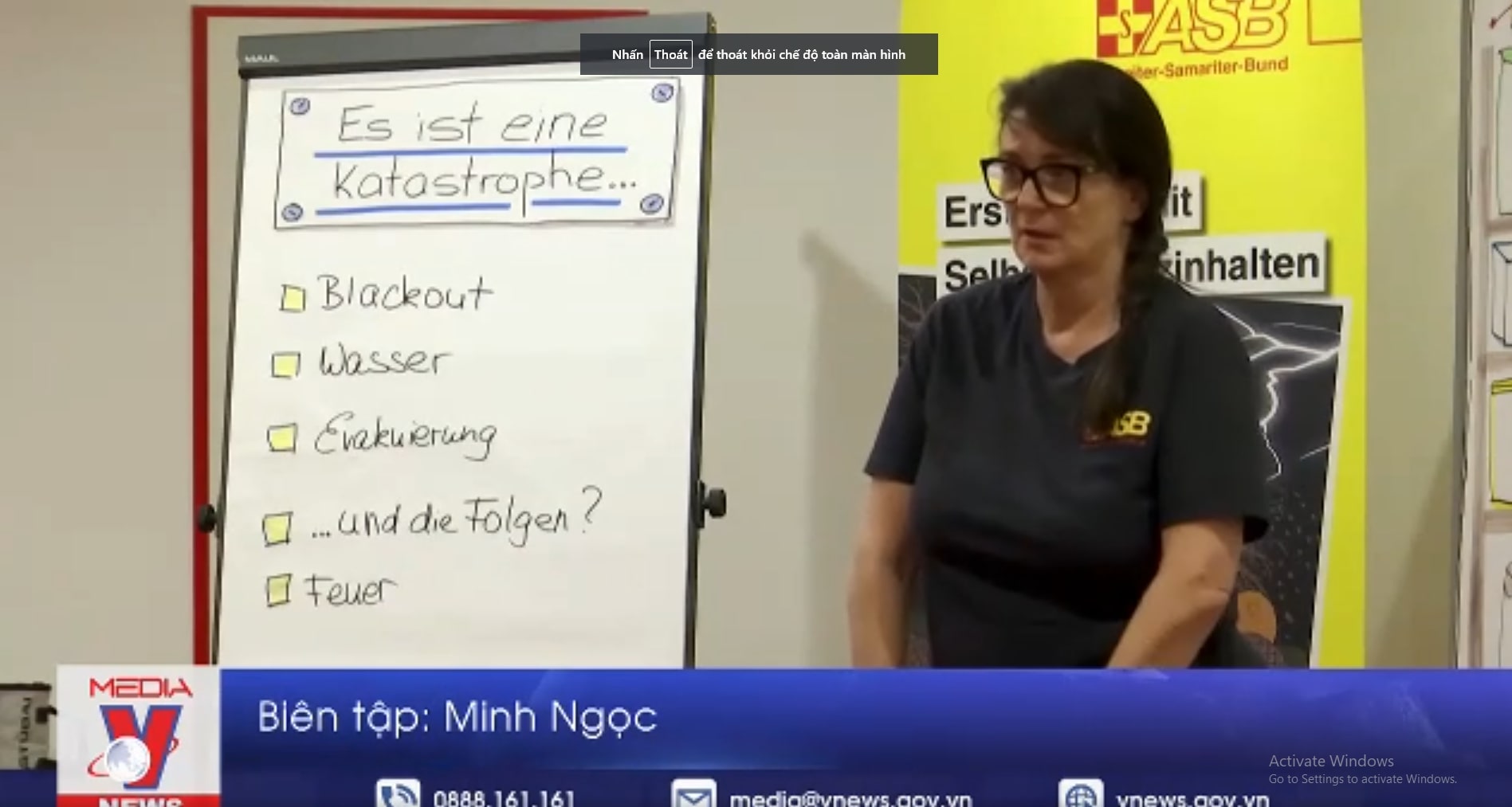 Người Đức học cách ứng phó nguy cơ thiếu điện