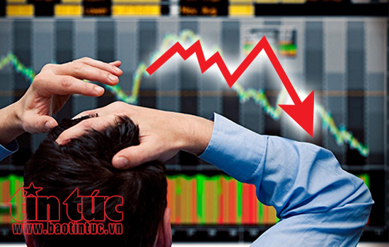 Thị trường chứng khoán đỏ rực, VN-Index giảm gần 30 điểm