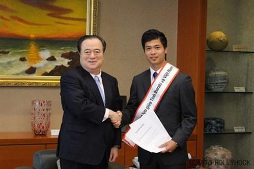 Công Phượng làm Đại sứ giao lưu Việt - Nhật