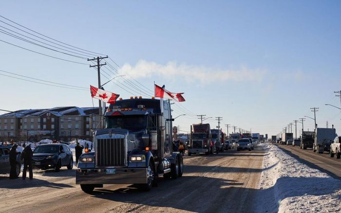 Biểu tình 'Đoàn xe tự do': Từ Canada, ảnh hưởng tới Mỹ và lan tới châu Âu