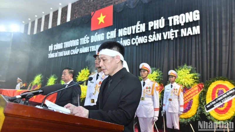Lời cảm tạ của con trai Tổng Bí thư Nguyễn Phú Trọng