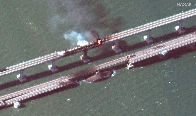Nga bắt 8 người liên quan vụ đánh bom cầu Crimea