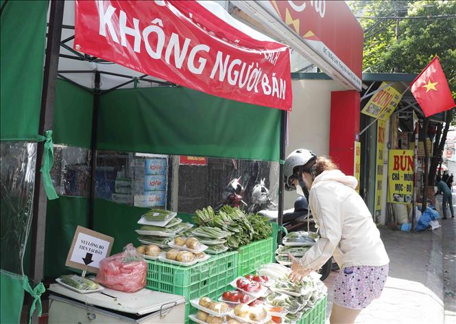 Cửa hàng không người bán - mô hình hay thời giãn cách xã hội