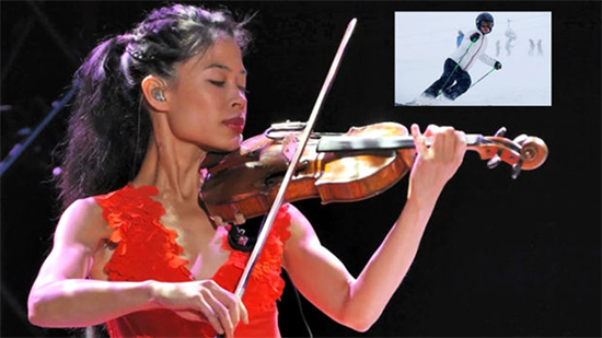 Thần đồng violon thế giới thi môn... trượt tuyết ở Olympic Sochi