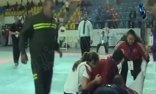 Võ sỹ Ai Cập đột tử trên sàn đấu