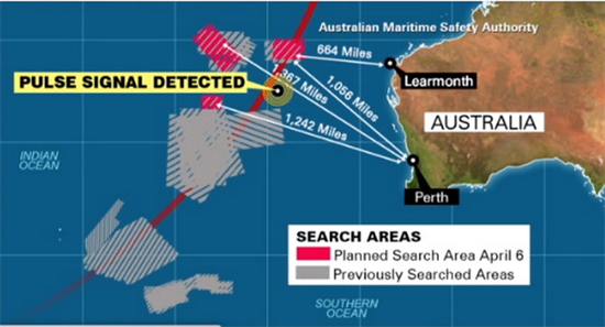 Phát hiện thêm xung động giống tín hiệu hộp đen máy bay
