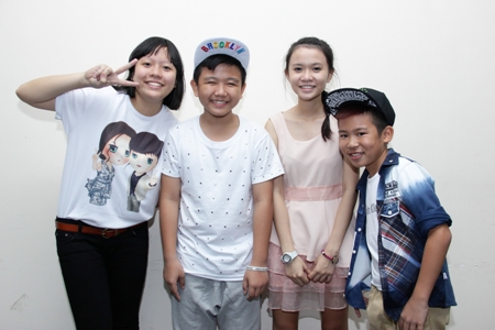 Thí sinh Giọng hát Việt nhí chuẩn bị cho đêm tranh “vé vớt”