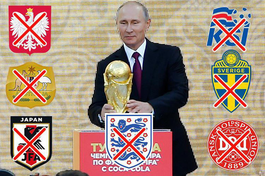 Ủng hộ Anh, 6 nước đòi tẩy chay lễ khai mạc World Cup 2018