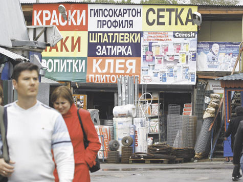 Moskva: Chính quyền vùng ngoại ô kiên quyết dẹp bỏ các khu chợ bất hợp pháp