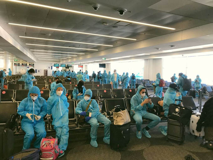 Dịch Covid-19: Hơn 340 công dân Việt Nam từ Australia về nước an toàn
