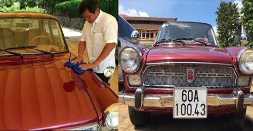 Ông Đoàn Ngọc Hải muốn bán ô tô cổ Daihatsu 1000 để xây nhà cho bệnh nhân nghèo