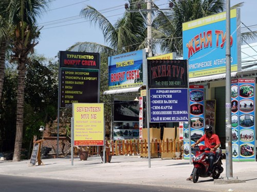 Mũi Né lao đao vì thiếu khách Nga