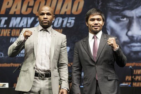 Vé trận siêu quyền Anh Mayweather - Pacquiao bán sạch trong một phút