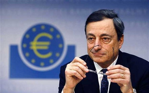 ECB hạ lãi suất Euro xuống âm 0,3%