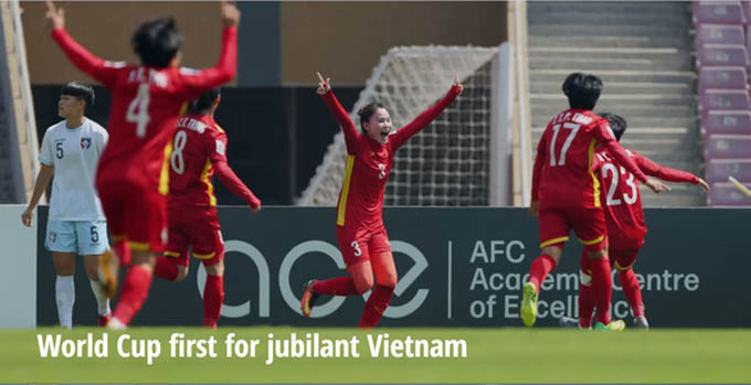 FIFA chúc mừng 'chiến thắng xứng đáng và lịch sử' của Việt Nam