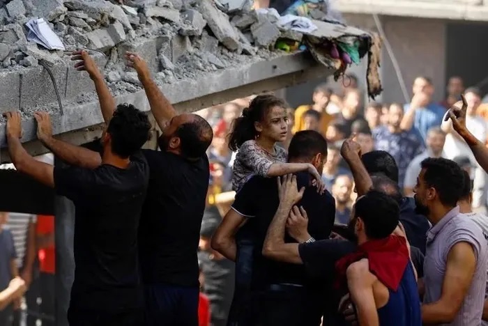Hơn 700 người thiệt mạng vì các cuộc không kích trong đêm ở Gaza